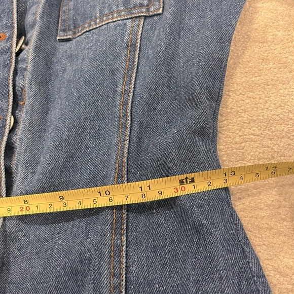 ✨ 90s Vintage Jessy Line Roma Button-Down Denim Dress - Size S ✨ - Picture 4 of 7